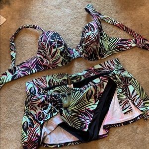 Tommy Bahama bathing suit(38C)(XL)+cover up(L/XL)